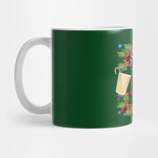 Egg-Snogg -N- Chill Holiday Wreath Mug